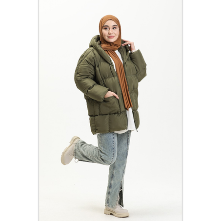 معطف شتوي لون الكاكي 9009-01