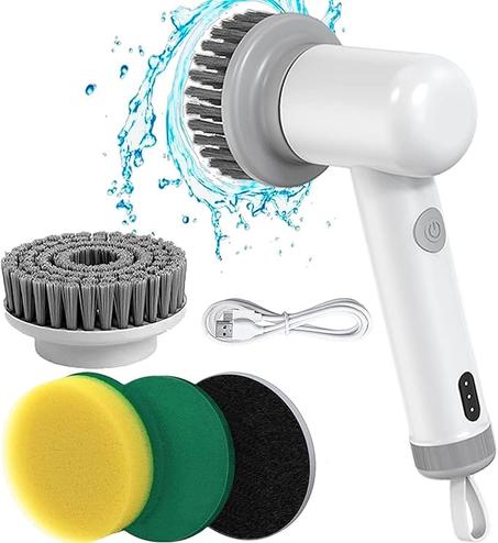 فرشاة تنظيف كهربائية محمولة لاسلكية