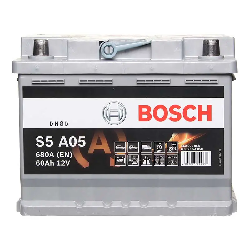 BATTERIE BOSCH S5 60AH, 680A, 0092S5A050 L2 START/STOP