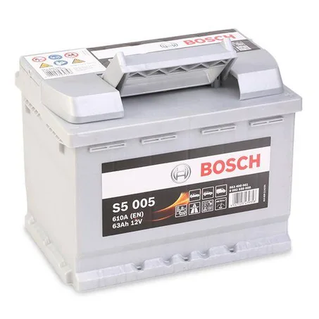 BATTERIE BOSCH S5 63AH, 610A, 0092S50050 L2