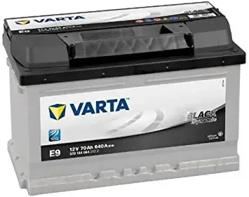 BATTERIE VARTA BLACK DYNAMIC 70AH, 640A, 5701440643122 E9 L3 B
