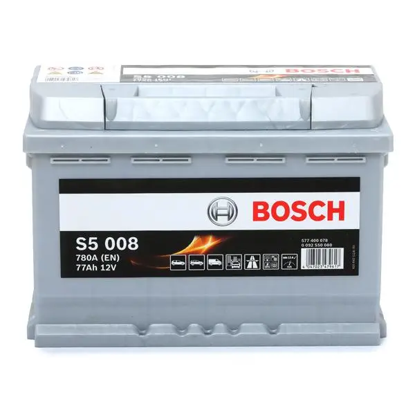 BATTERIE BOSCH S5 77AH, 780A, 0092S50080 L3