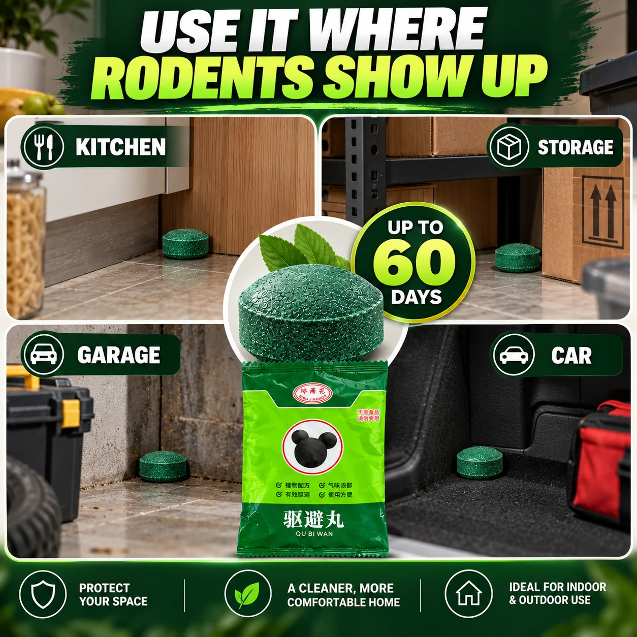 Places to use Rodent Away