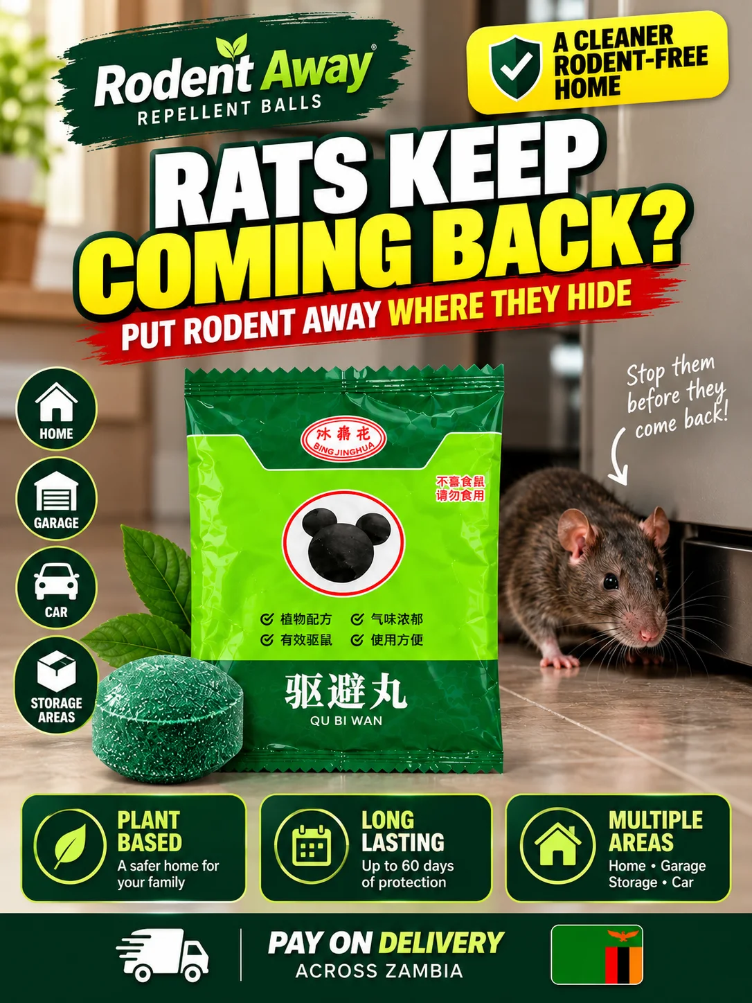 Rodent Away Repellent Balls