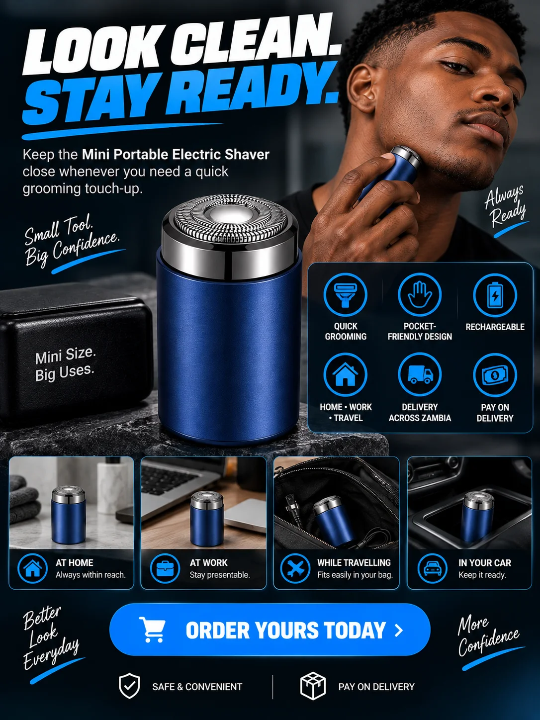 Mini Portable Electric Shaver