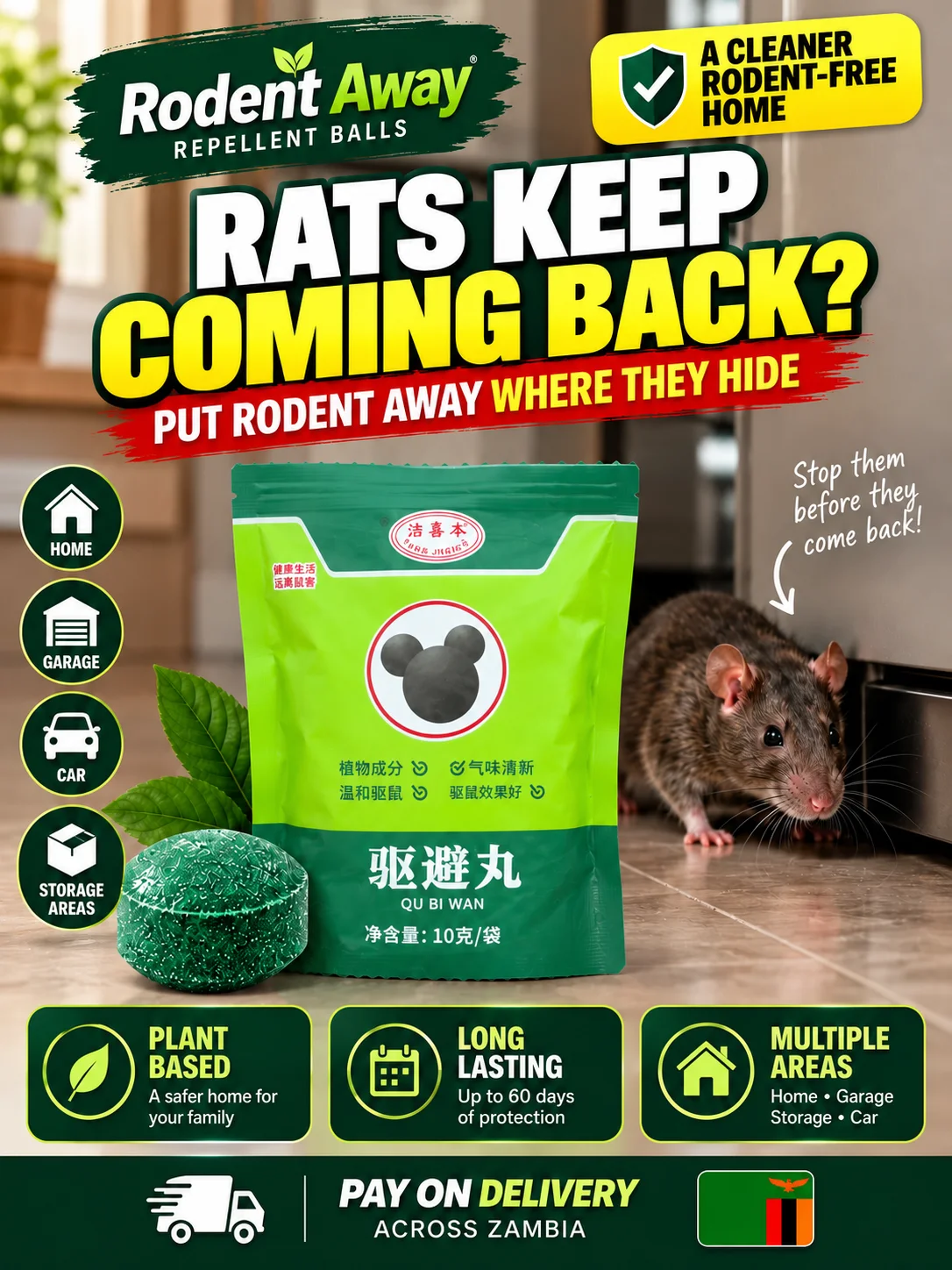 Rodent Away Repellent Balls