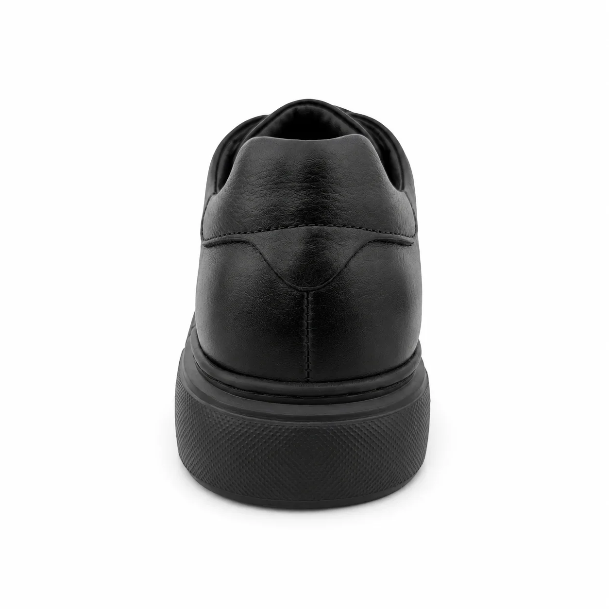 SNEAKERS EN CUIR PREMIUM - NOIR