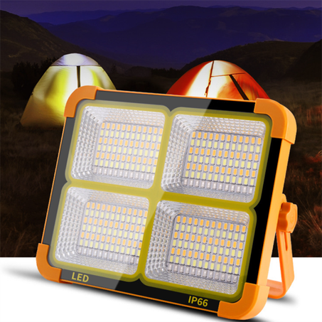 مصباح LED شمسي متعدد الوظائف