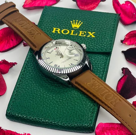 Rolex ceinture maron
