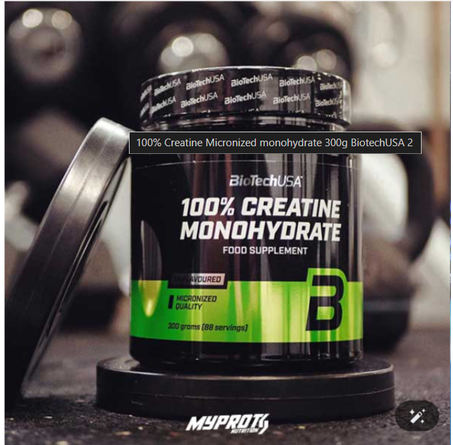 BioTechUSA 100%  Creatine Monohydrate - 500 g non-aromatisé