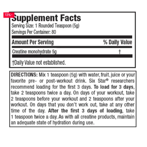 Platinum 100% creatine monohydrate 400g