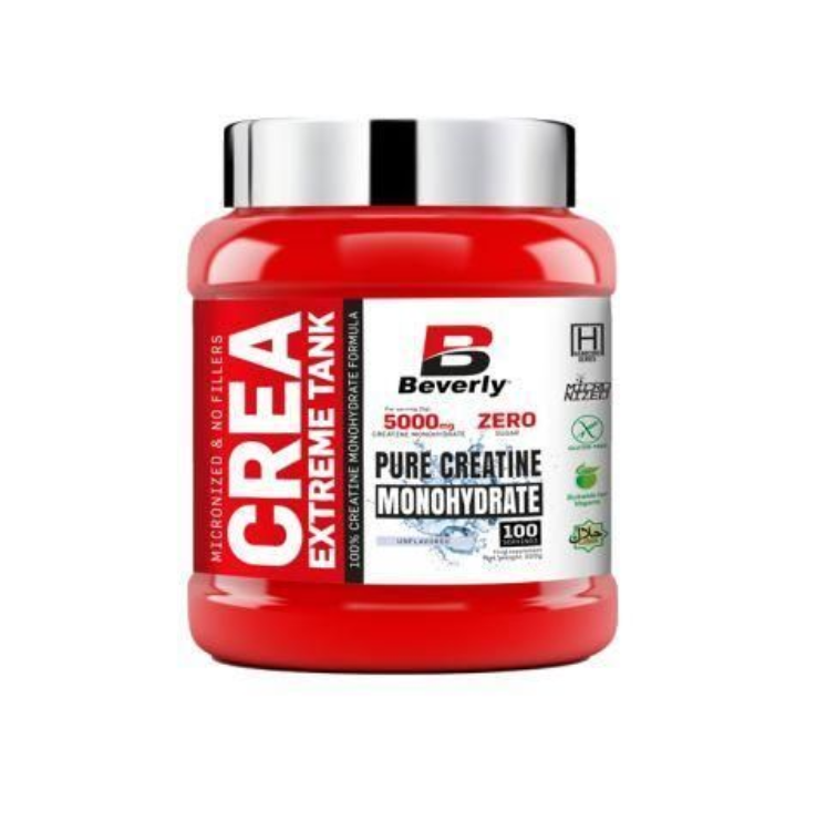 Creatine Monohydrate beverly Micronisée Crea Extreme Tank 500g (100 Servings)