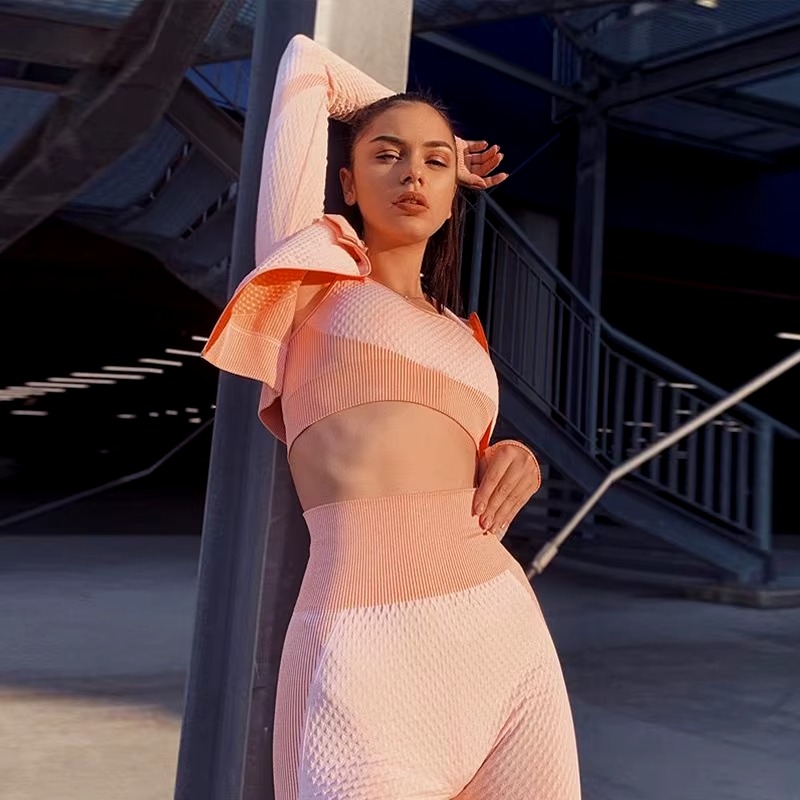 ENSEMBLE 3 PIECES ROSE
