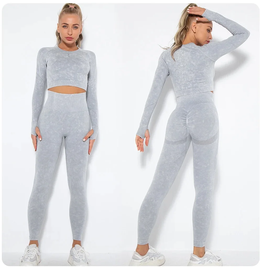 ENSEMBLE SPORT GRIS 2 PIECES