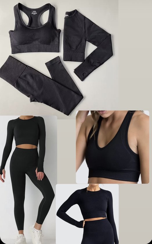 ENSEMBLE 3 PIECES  NOIR UNIFORME