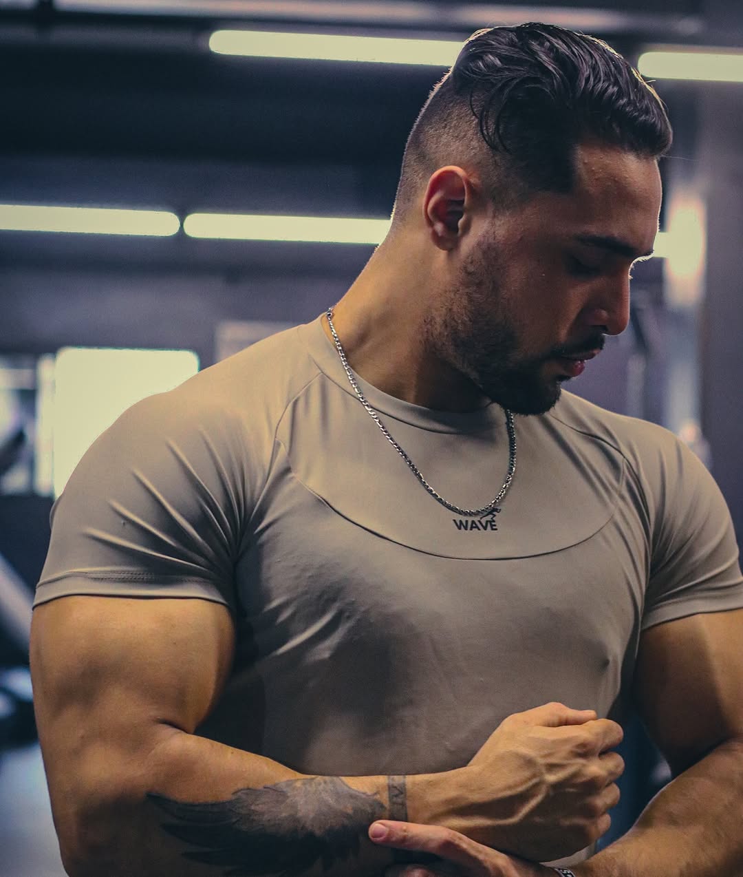 GREGE T-SHIRT A MANCHES COURTES , T-Shirt de Compression