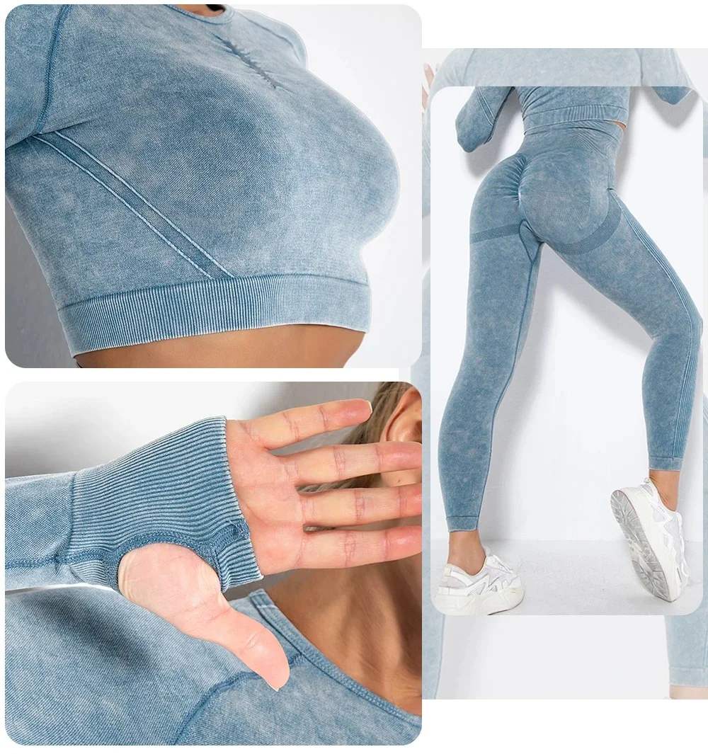 ENSEMBLE SPORT BLEU CIEL 2 PIECES