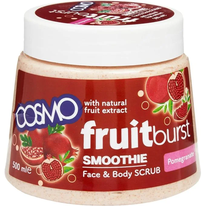 Cosmo مقشر للوجه والجسم بالرمان، 500 مل