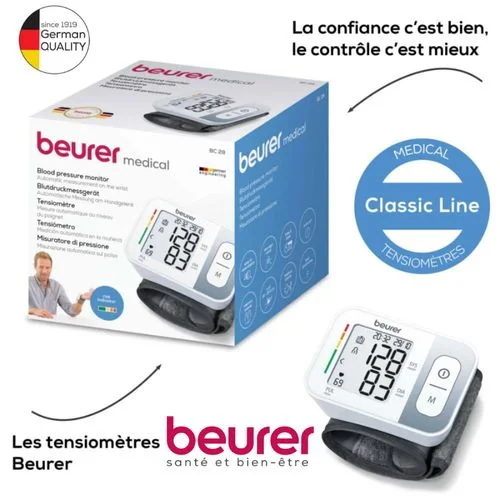 جهاز قياس ضغط الدم للمعصم Beurer BC 28