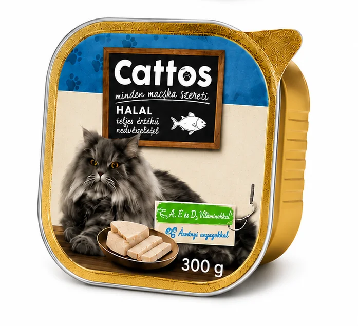 Cattos – Pâtée complète pour chats 300 g