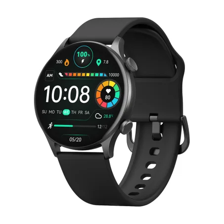 HAYLOU – montre connectée solaire Plus RT3, écran AMOLED 466 ", 466x1.43 Pixels, Bluetooth, appels téléphoniques, moniteur de santé, IP68, Sport  1% de réduction bonus