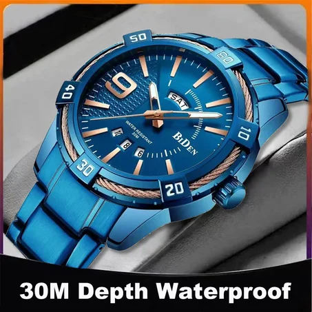 Luxury Brand Watches for Men Military Sports Luminous Day and Date Display