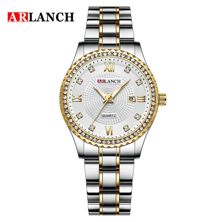 Women Watches Brand Luxury Diamond Dress Quartz Ladies Wrist Watch Stainless