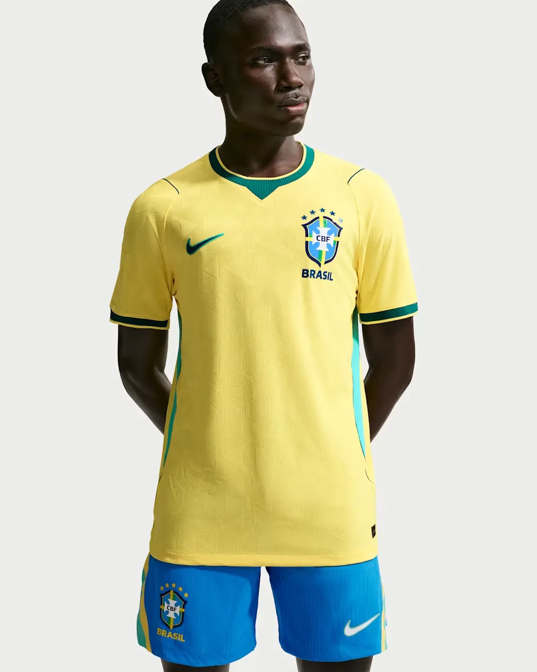 Brazil 26 Home Authentic Jersey