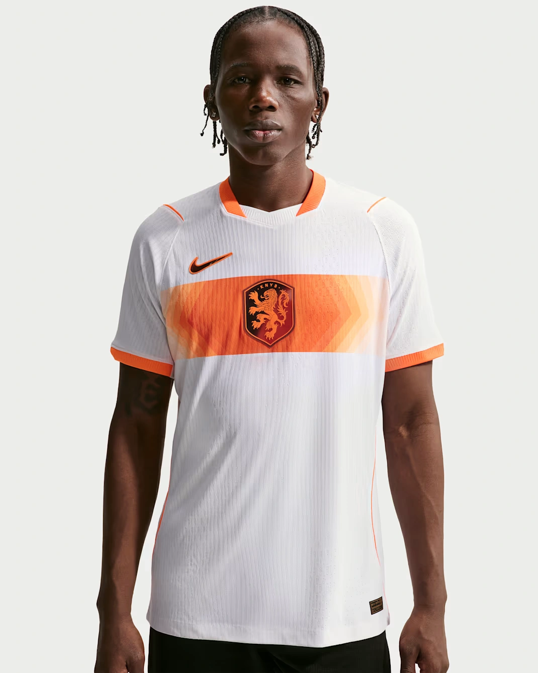 Netherlands 26 Away Authentic Jersey