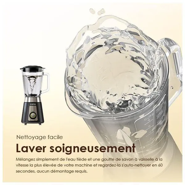 Oraimo SmartBlender 1,5L Mélangeur à contrôle de vitesse