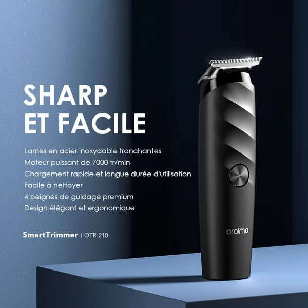 Oraimo SmartTrimmer Home Tondeuse électrique puissante sans fil