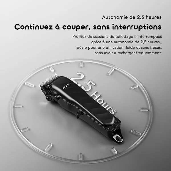 Oraimo EasyCut Tondeuse à cheveux super puissante et réglable