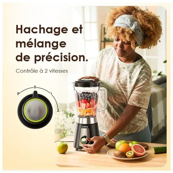 Oraimo SmartBlender 1,5L Mélangeur à contrôle de vitesse