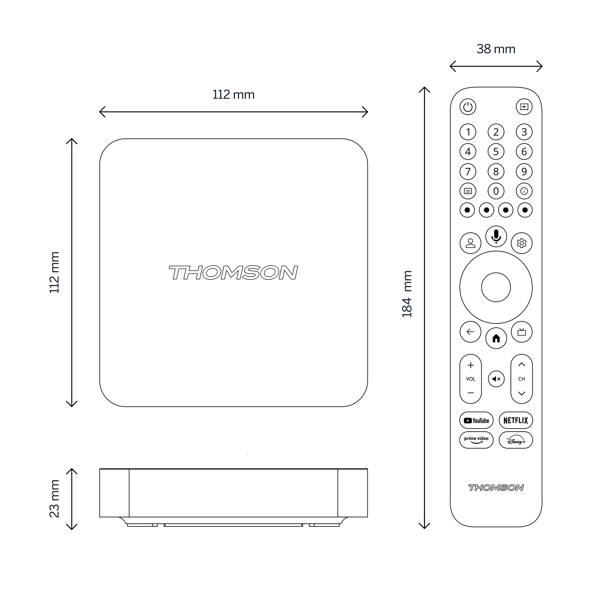 Thomson Google TV Streaming Box 4K
