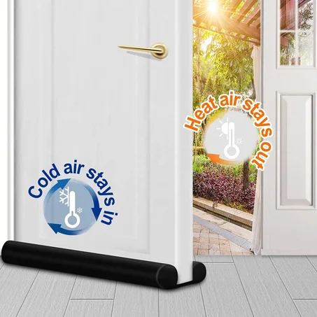 🚪 حاجز الهواء تحت الباب | دفء + توفير فالكهرباء