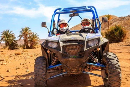 Palmeraie de Marrakech et aventure en Buggy dans le désert