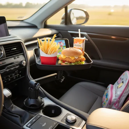 طاولة سيارة دوّارة 360° متعددة الاستخدامات