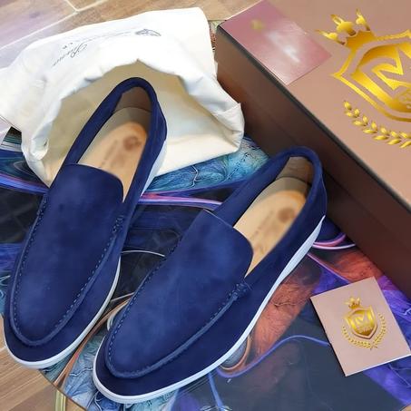 Mocassin L0R0 PlANA en Daim