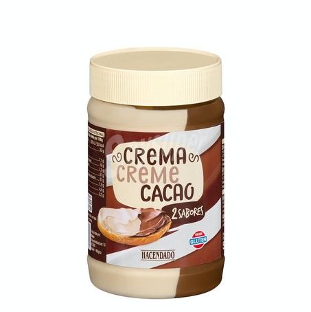 Crème de cacao deux saveurs