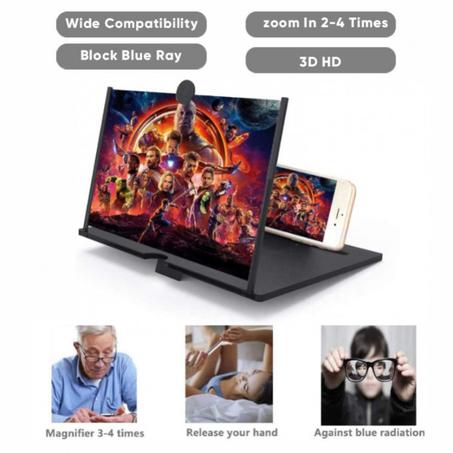 مكبر شاشة ثلاثي الأبعاد 12 بوصة