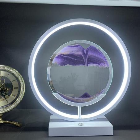 مصباح ديكور فني للرمال المتحركة