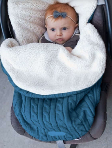 حُلم دافئ وآمن لطفلك — سكّة نوم دافئة للشتاء