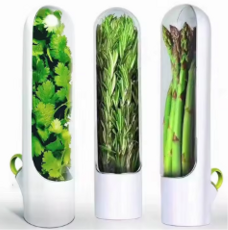 صندوق تخزين الخضار على شكل فطر – تصميم حديث، عملي وأنيق