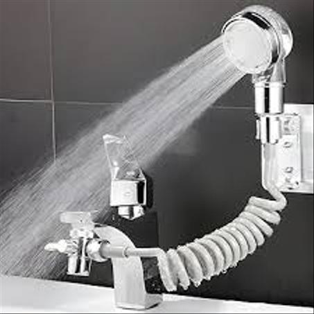 رأس دش محمول ذكي لغسل الشعر وتنظيف الحوض بكل سهولة!