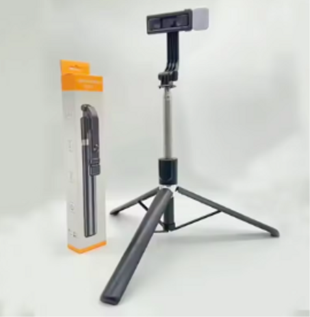 حامل هاتف ثلاثي الأرجل 170 سم مع ريموت بلوتوث وإضاءة