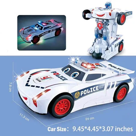 Voiture police robot