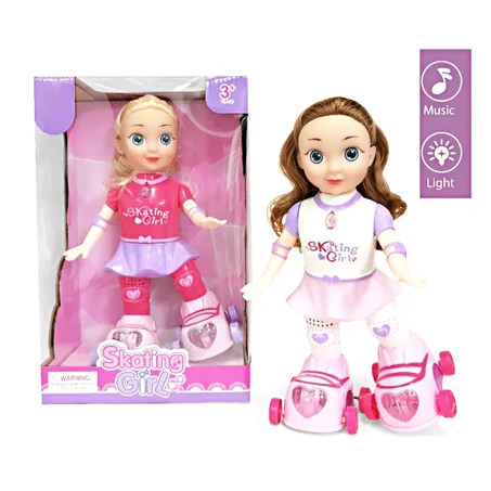 Poupée de patins