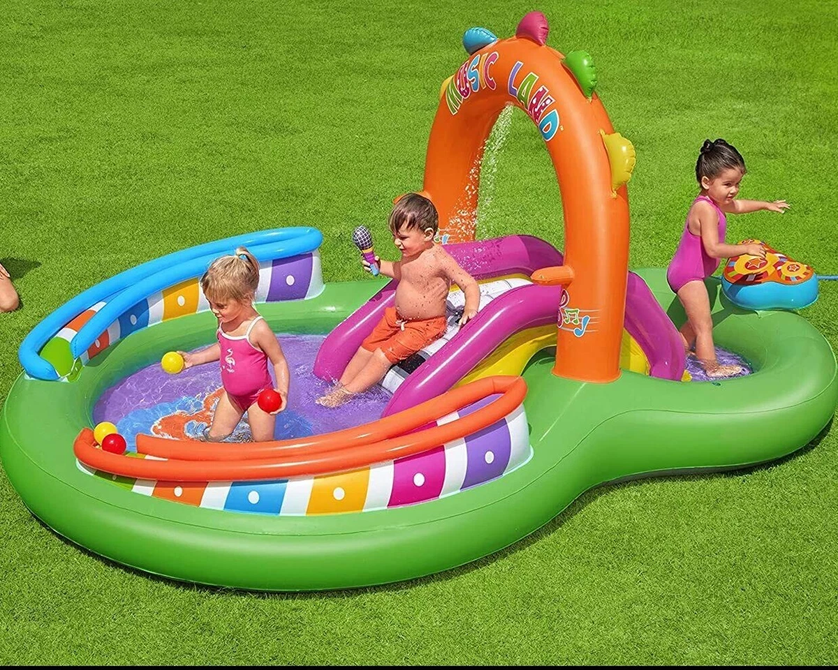 Piscine Bestway double toboggan