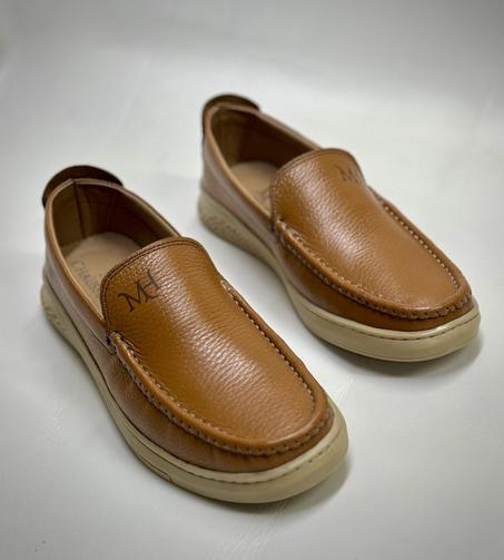 mocassin-mh47 -حذاء جلد أصلي - مريح وأنيق للمشي اليومي
