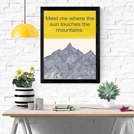 Meet Me Where The Sun Touches The Mountains